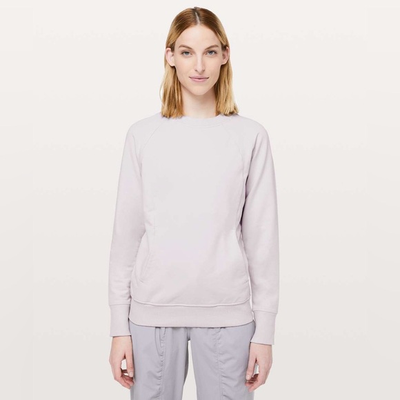 Lululemon Light Chrome Scuba Crewneck/ Sweatshirt w/ Pockets| EUC!!!💜 - Picture 1 of 11